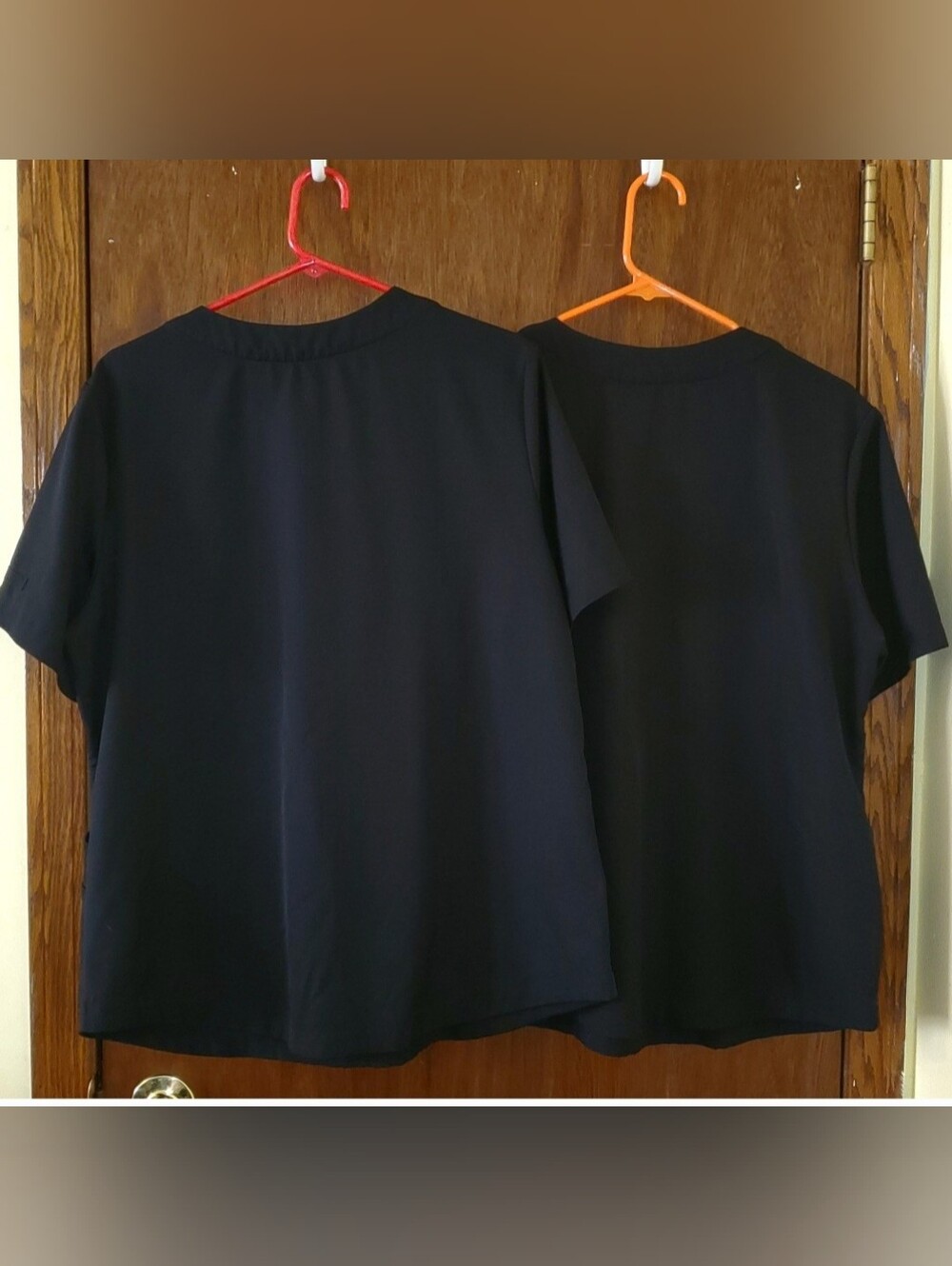 Climate Right Cuddl Duds Black Scrub Top Bundle Sz Xl - Picture 3 of 3